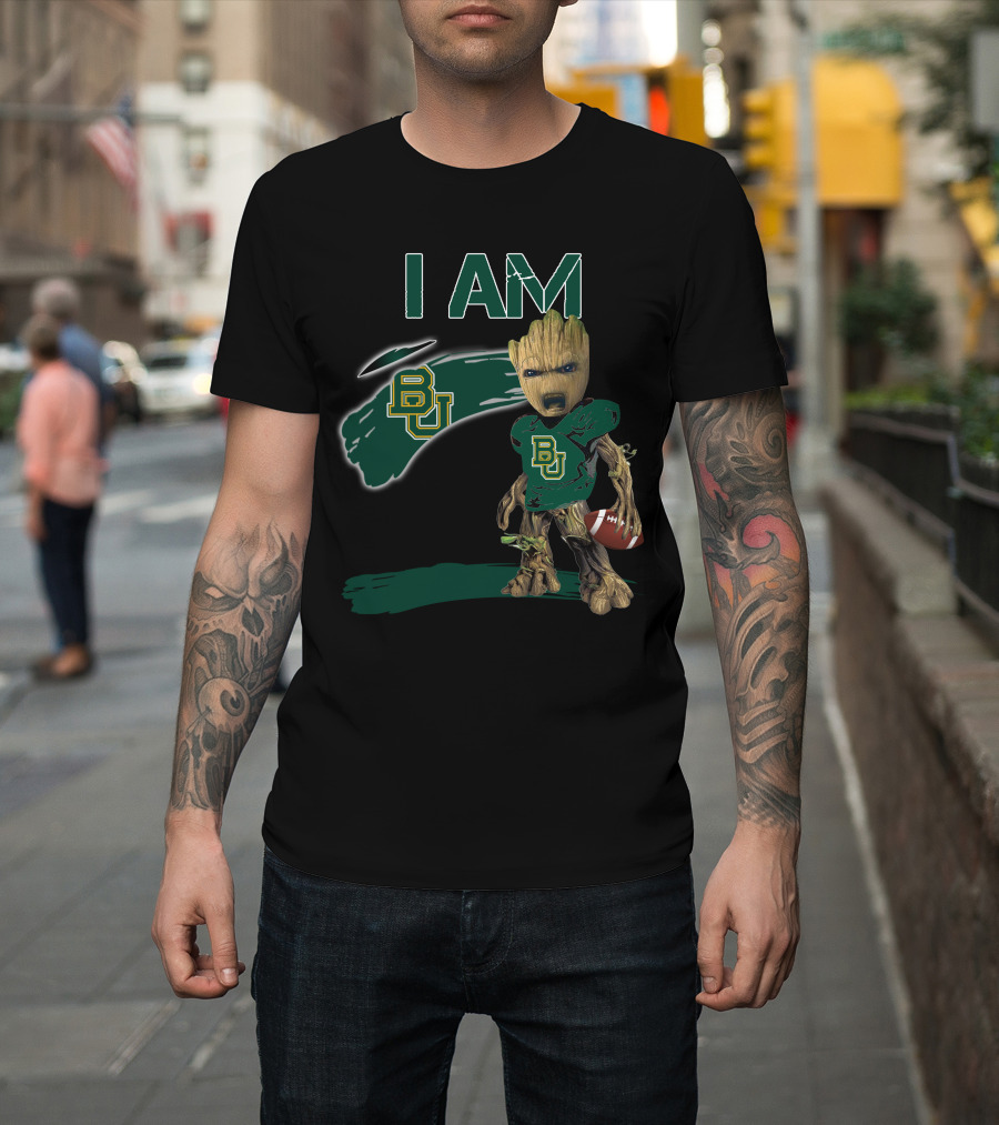 I AM BAYLOR BEARS BU Football Groot T-Shirt