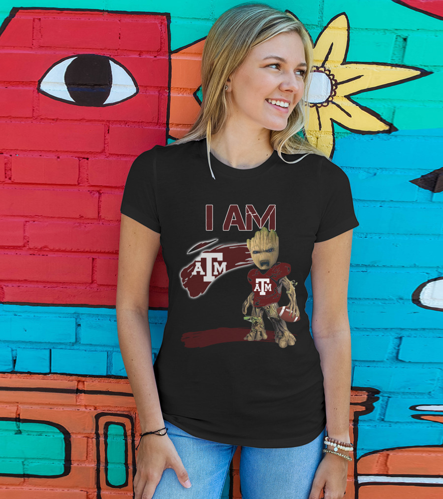 I AM Texas A&M Football Groot T-Shirt