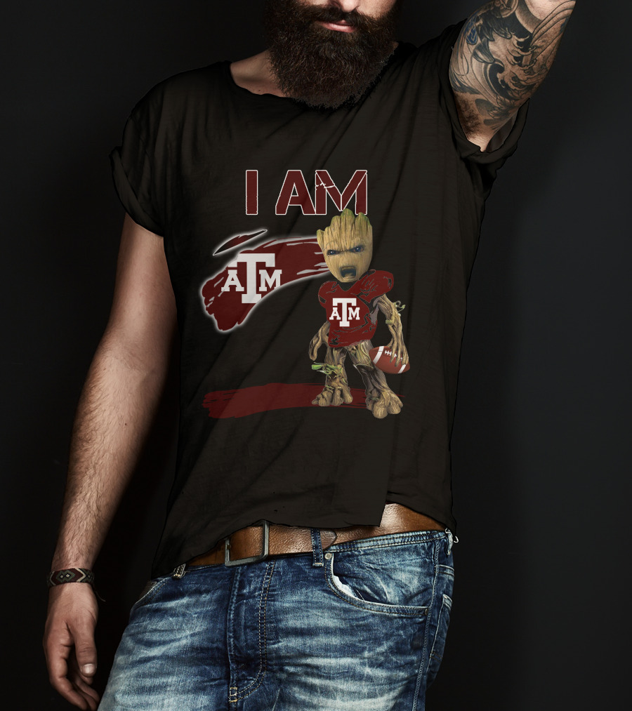 I AM Texas A&M Football Groot T-Shirt