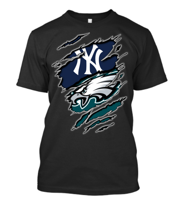 Yankees Eagles Crossover Fan Gear T-Shirt