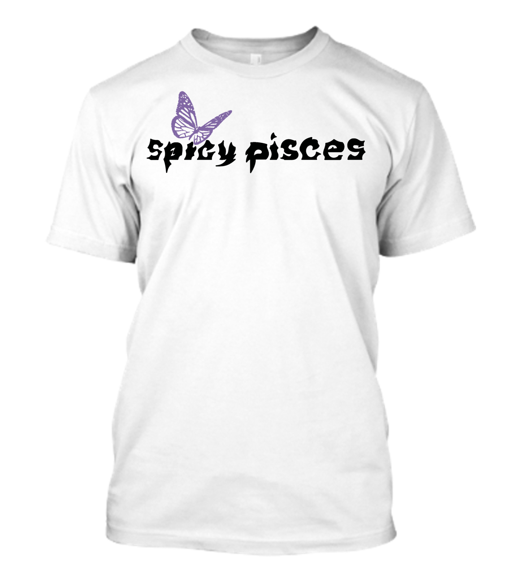 Spicy Pisces Butterfly Aesthetic Merchandise T-Shirt