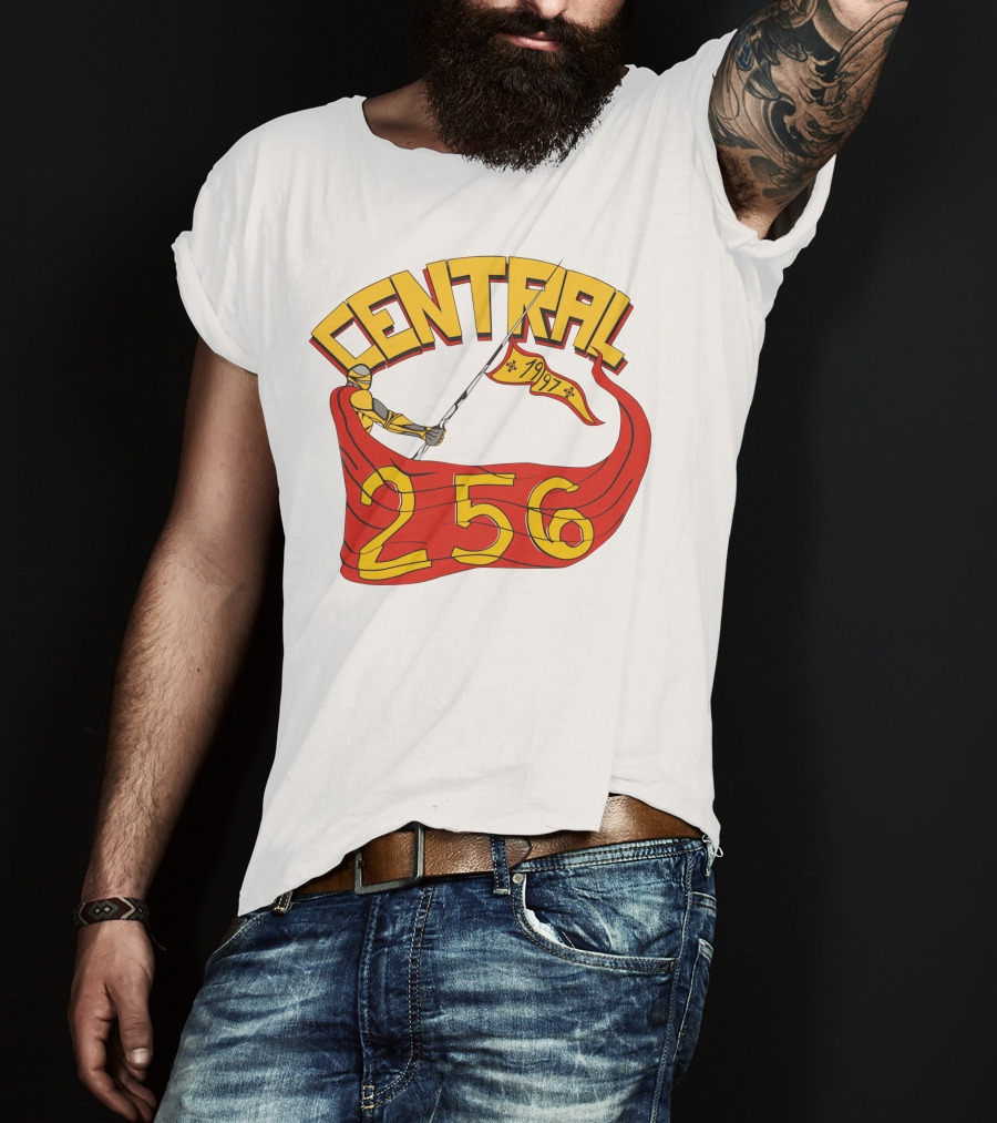 CENTRAL 256 1977 Sword And Banner T-Shirt