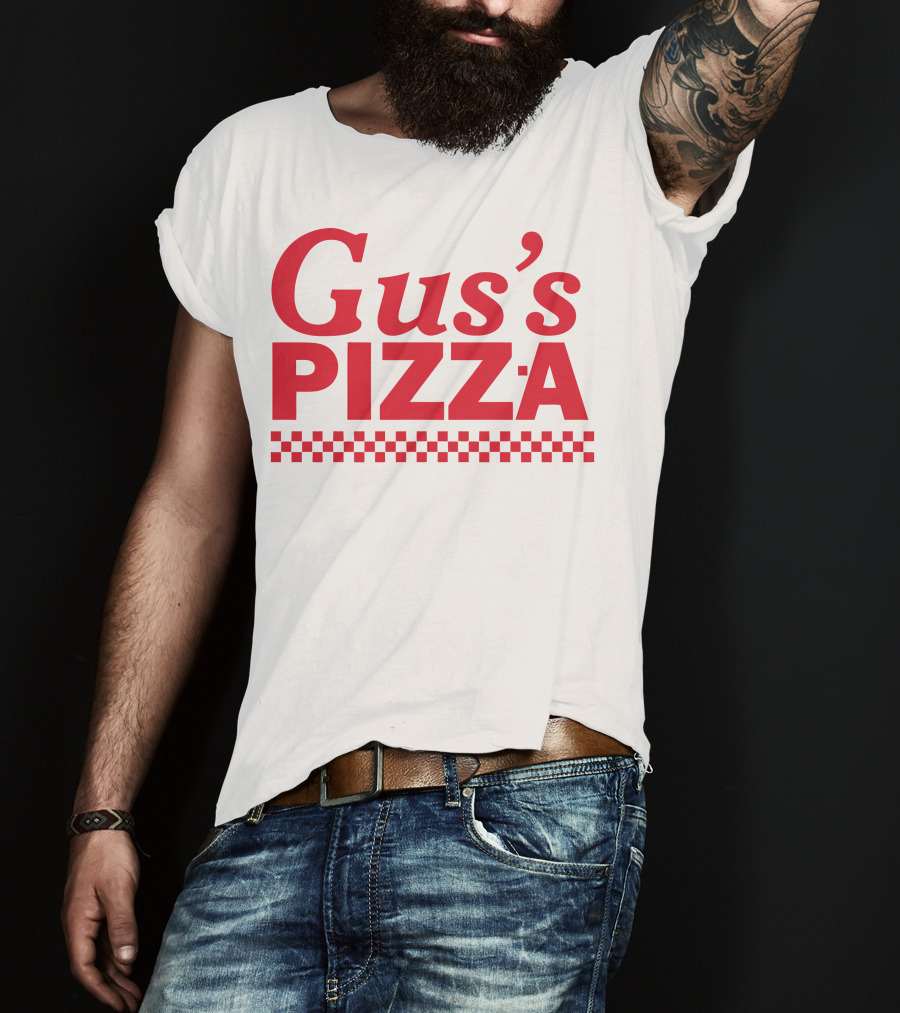 Gus's Pizza Checkered T-Shirt