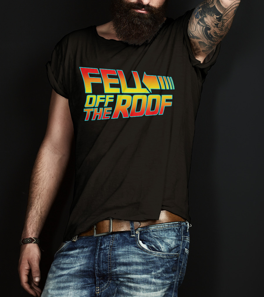 Fell Off The Roof Gus Johnson Shop Classic 80s T-Shirt