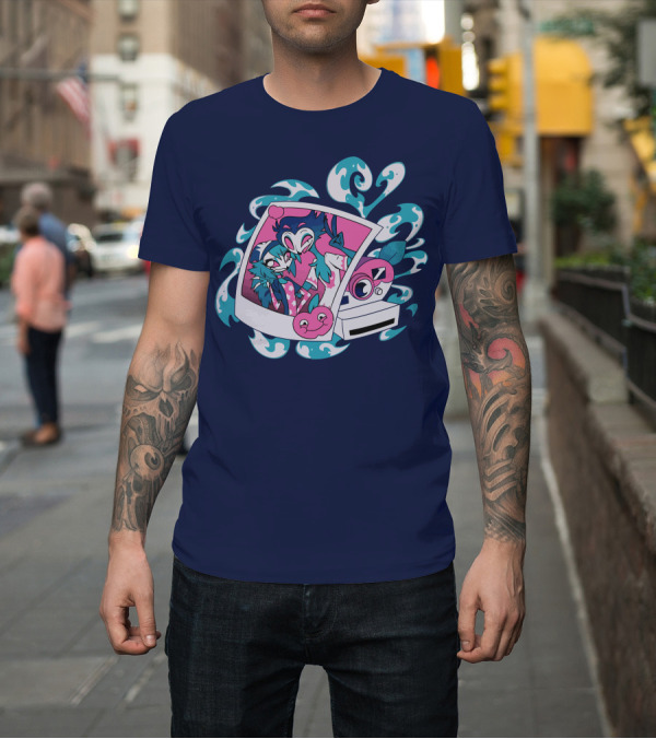 Shirt: Vivziepop Store Polaroid Camera and Character T-Shirt Vivziepop Store Polaroid Camera and Character T-Shirt