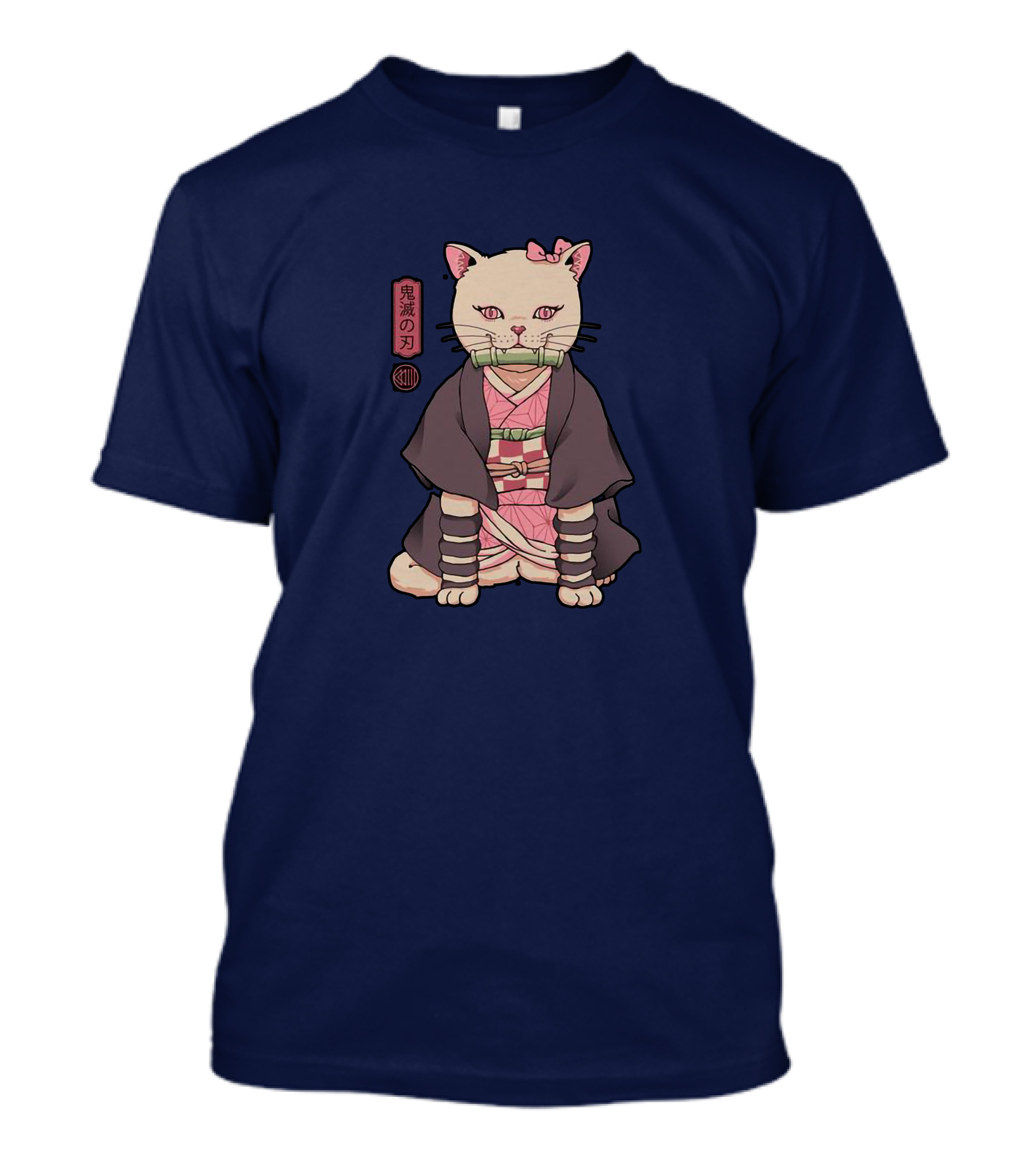 Stolas Store Nezuko Cat Demon Slayer T-Shirt