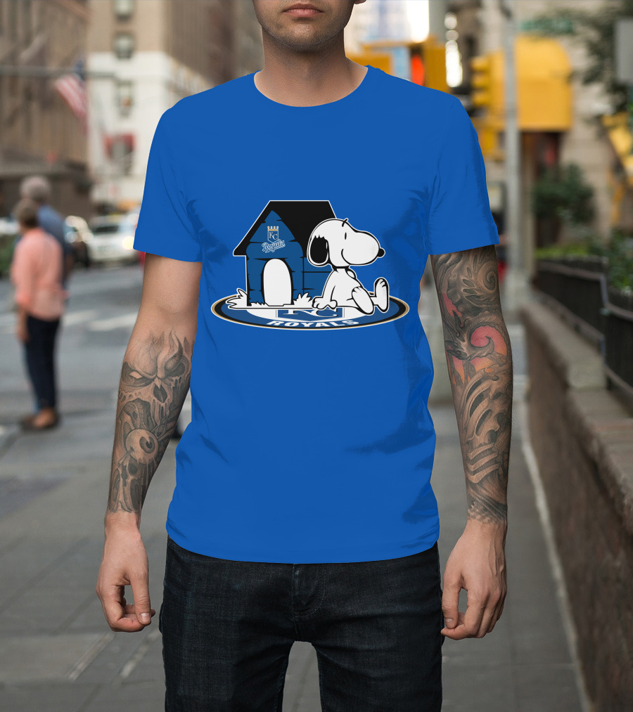 Kansas City Royals Snoopy Fan Forever Loyal T-Shirt