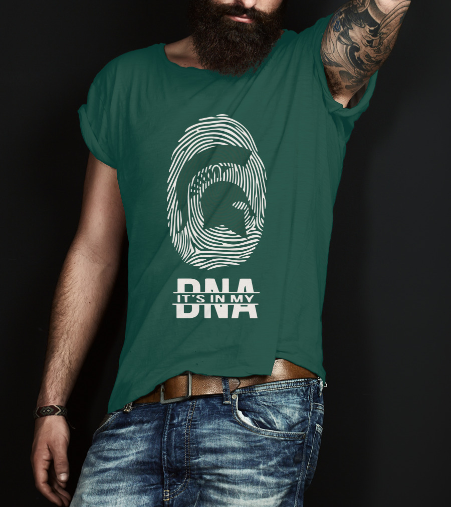 Michigan State Spartans Fingerprint It's In My DNA T-Shirt