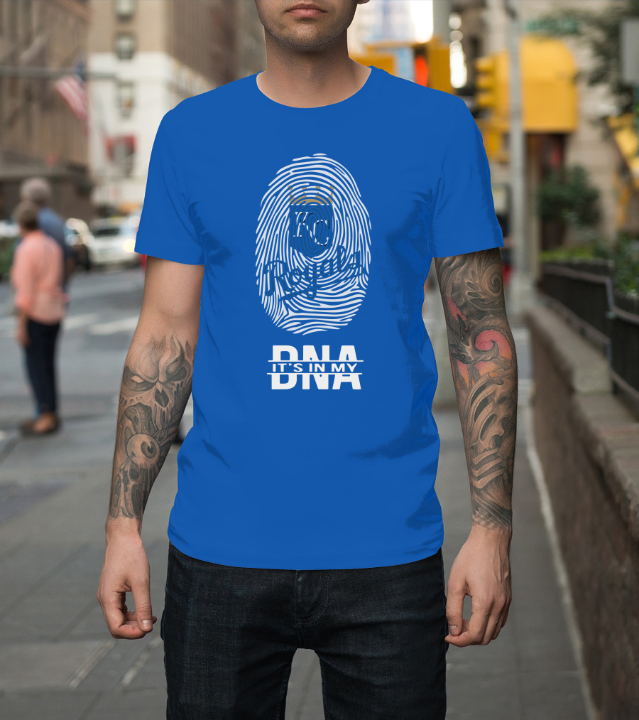 Kansas City Royals Fingerprint It's In My DNA T-Shirt