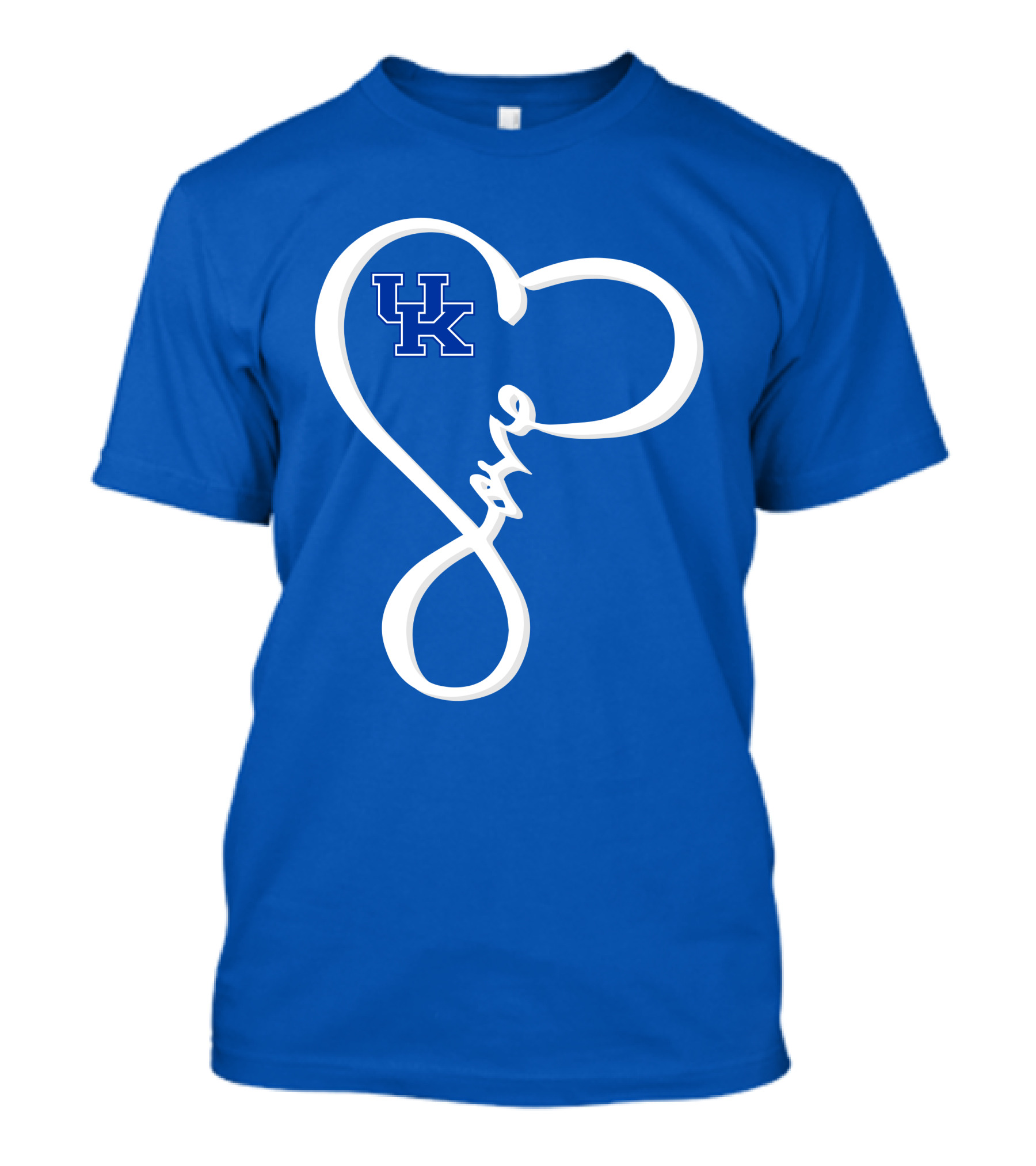UK Wildcats Love Heart T-Shirt