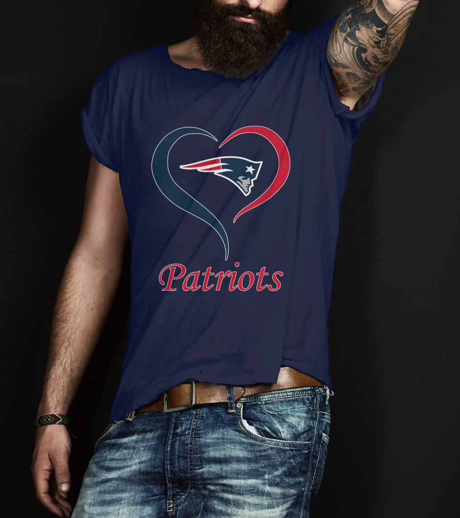 Patriots New England Heart T-Shirt