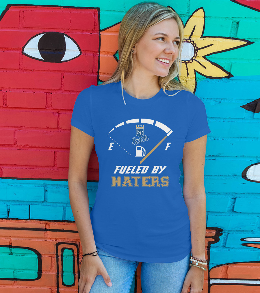 Kansas City Royals Fueled By Haters Fuel Gauge T-Shirt