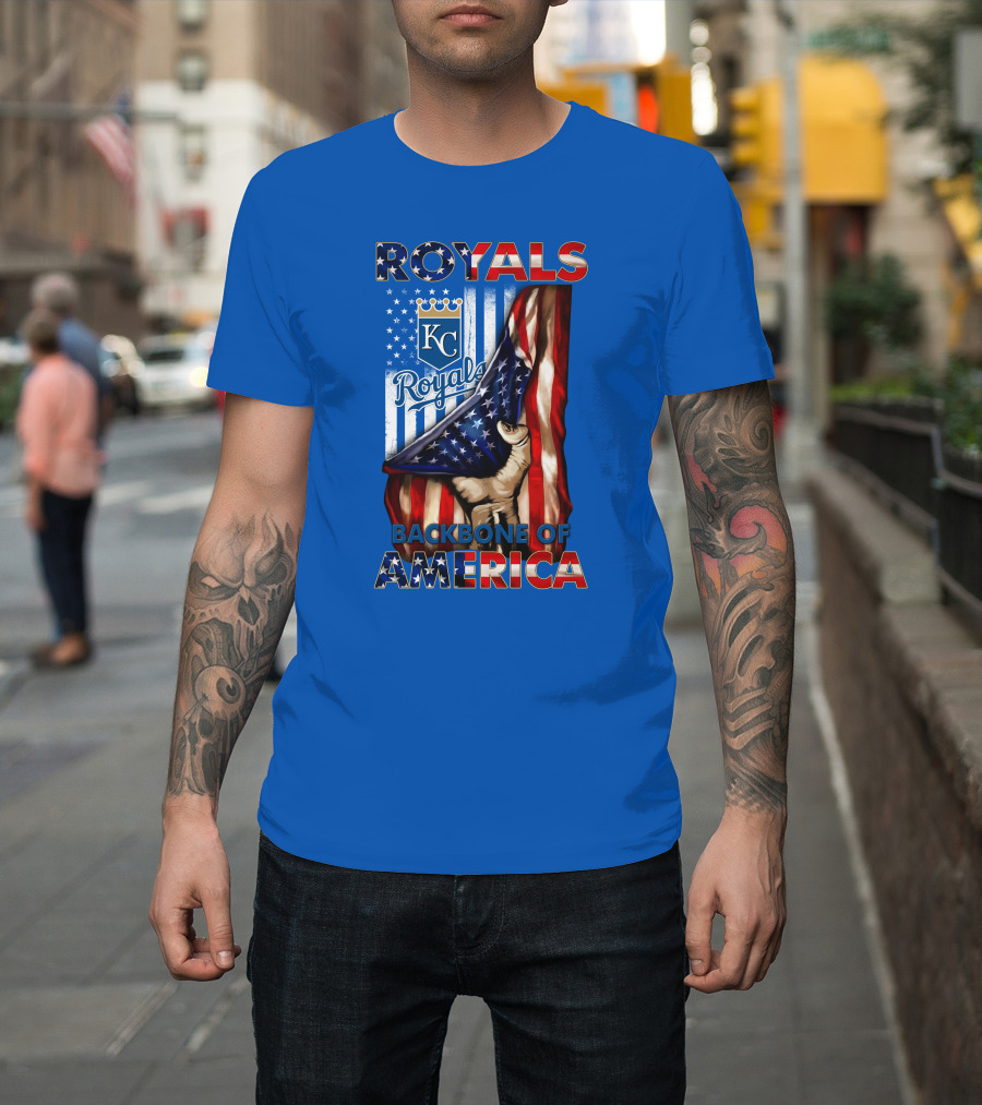 Royals Kc Backbone Of America T-Shirt