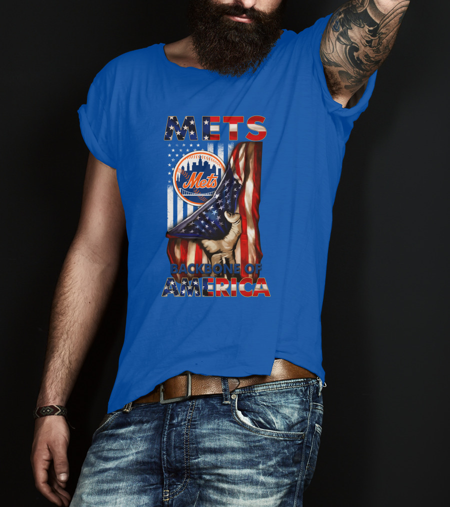 Mets Backbone Of America Patriotic T-Shirt