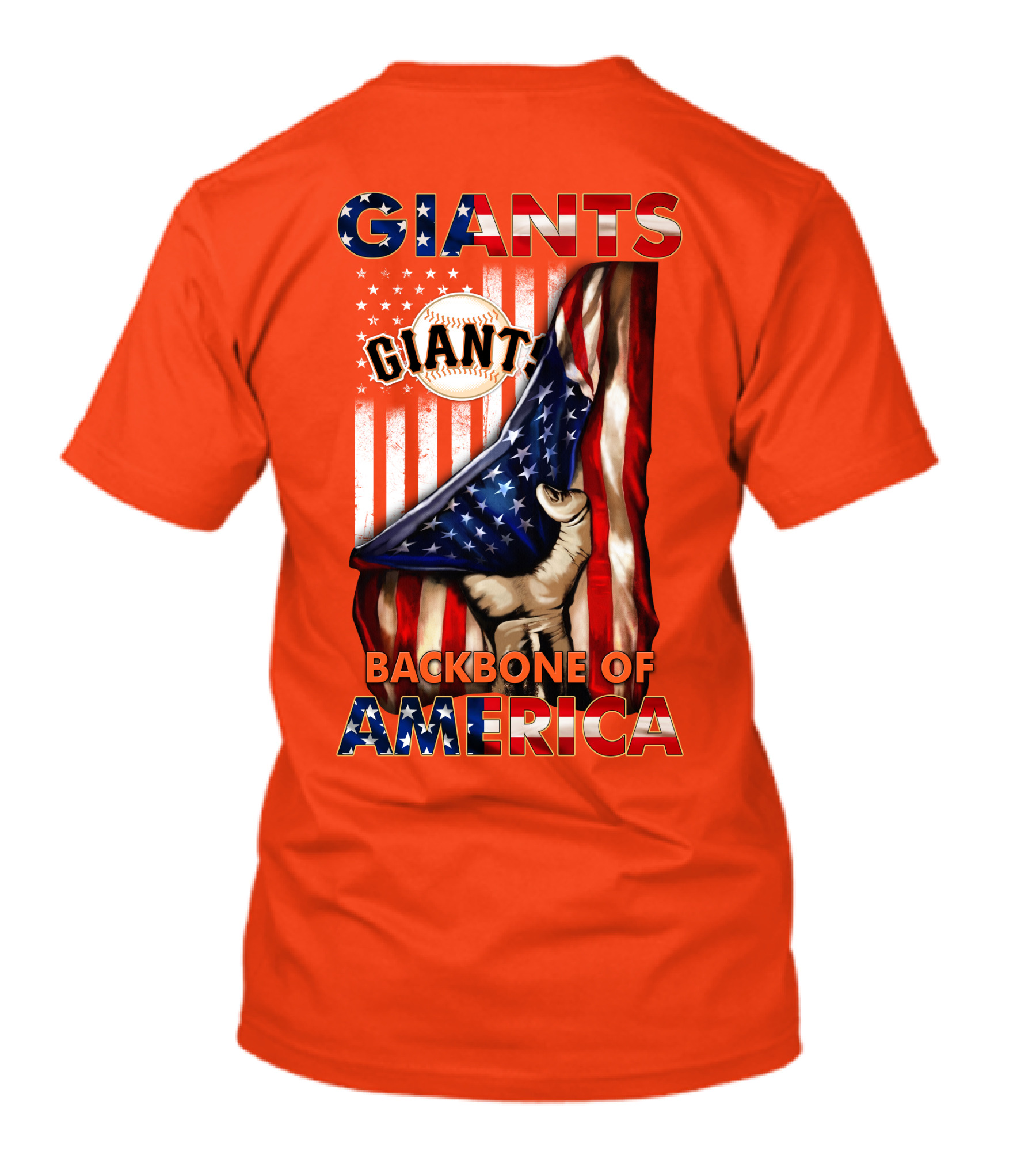 Giant Backbone Of America Giants T-Shirt