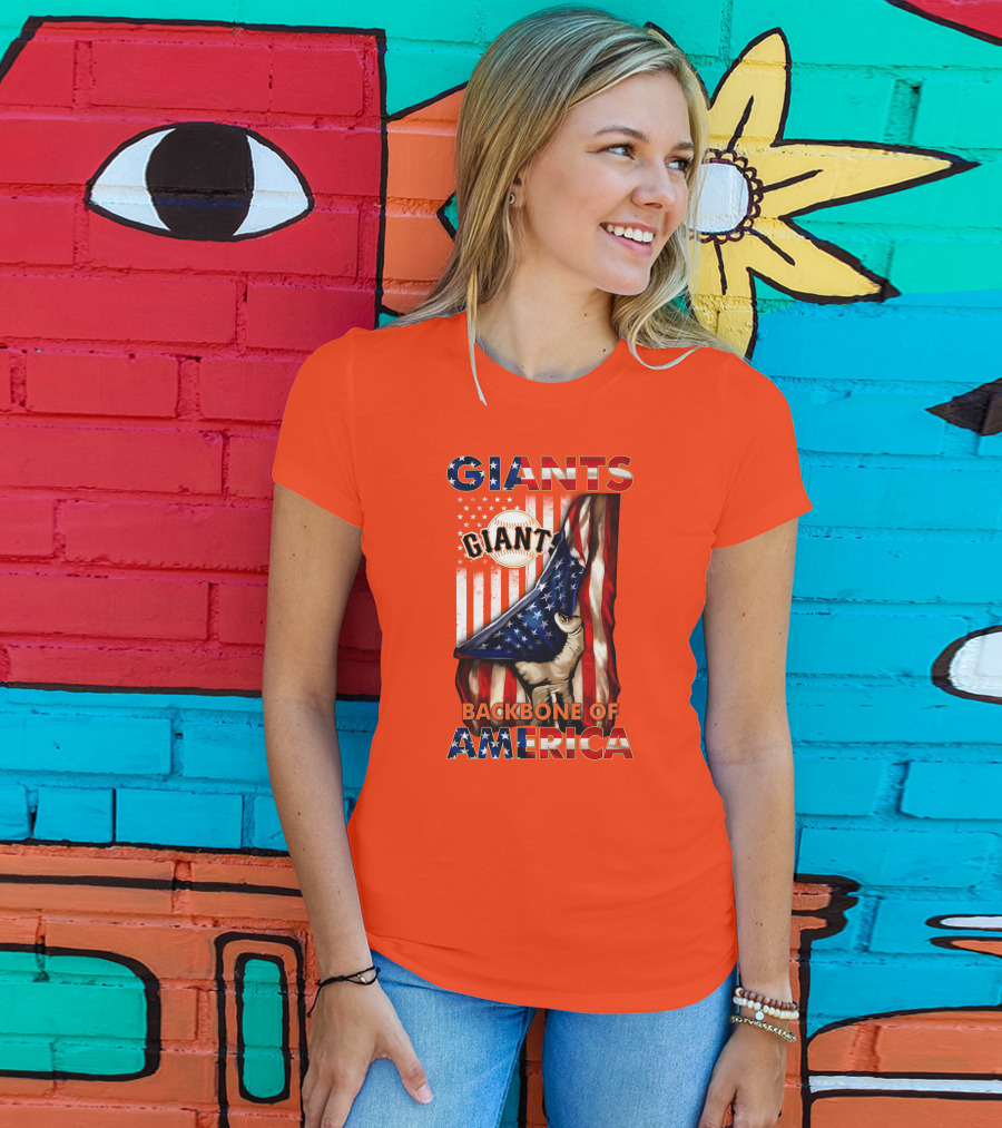 Giant Backbone Of America Giants T-Shirt