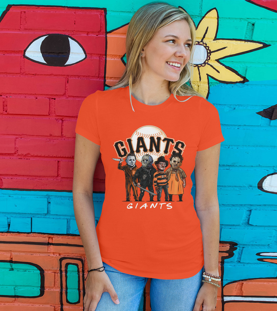Giants Halloween The Slasher Squad T-Shirt