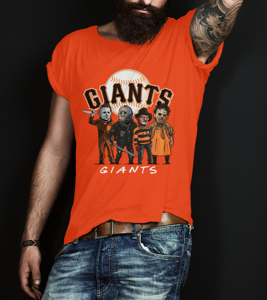 Giants Halloween The Slasher Squad T-Shirt