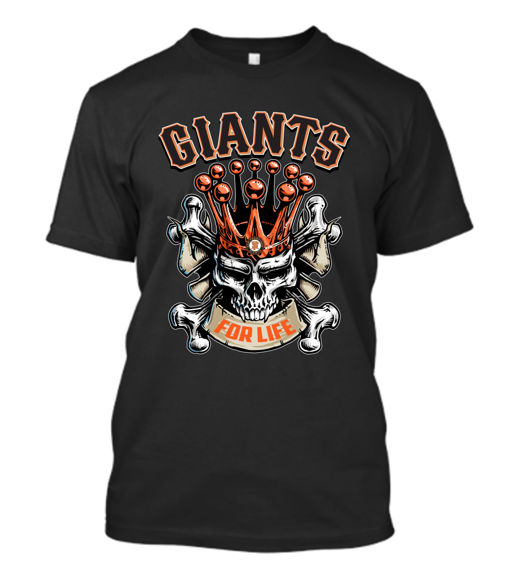 Giants Skull King For Life San Francisco T-Shirt
