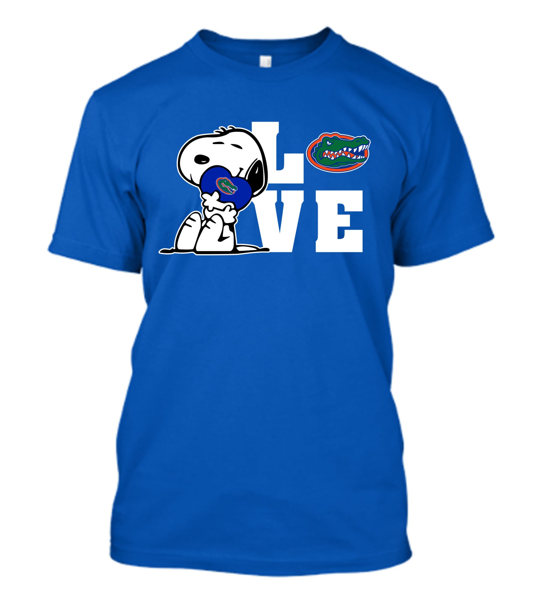 Snoopy Love Florida Gators Peanuts Team Fan Merchandise T-Shirt