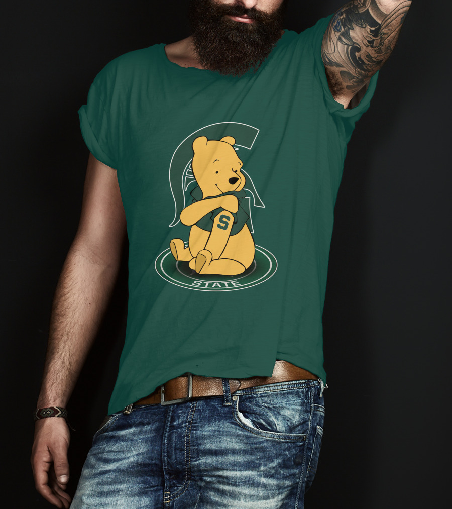 Michigan State Spartans Winnie The Pooh State T-Shirt