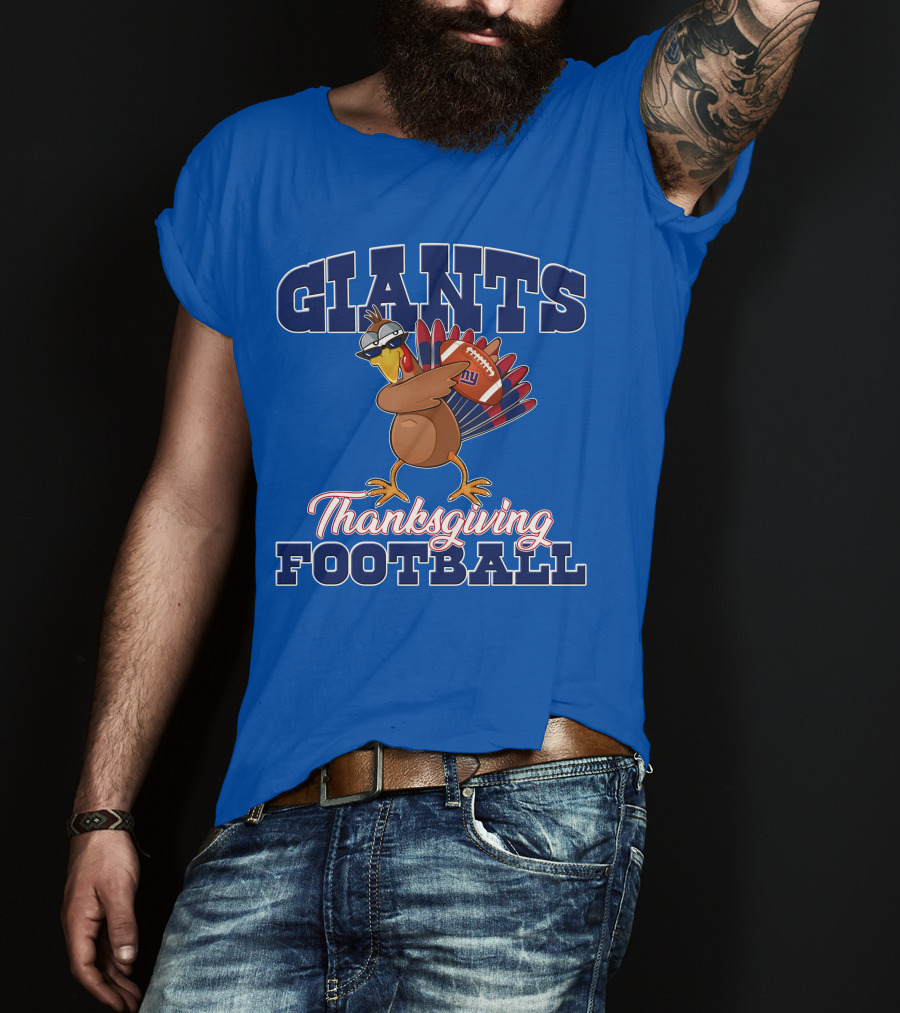 Giants Thanksgiving Football Turkey T-Shirt