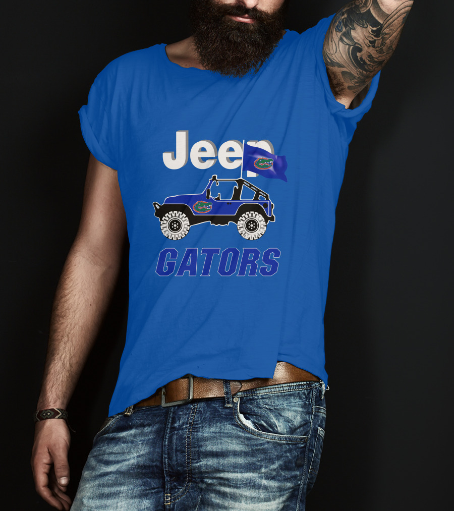 Jeep Florida Gators Flag Adventure T-Shirt