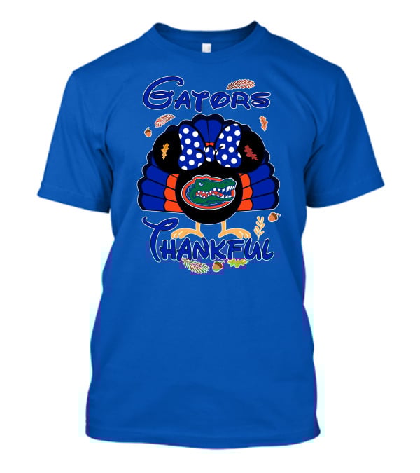 Gators Thankful Minnie Thanksgiving T-Shirt