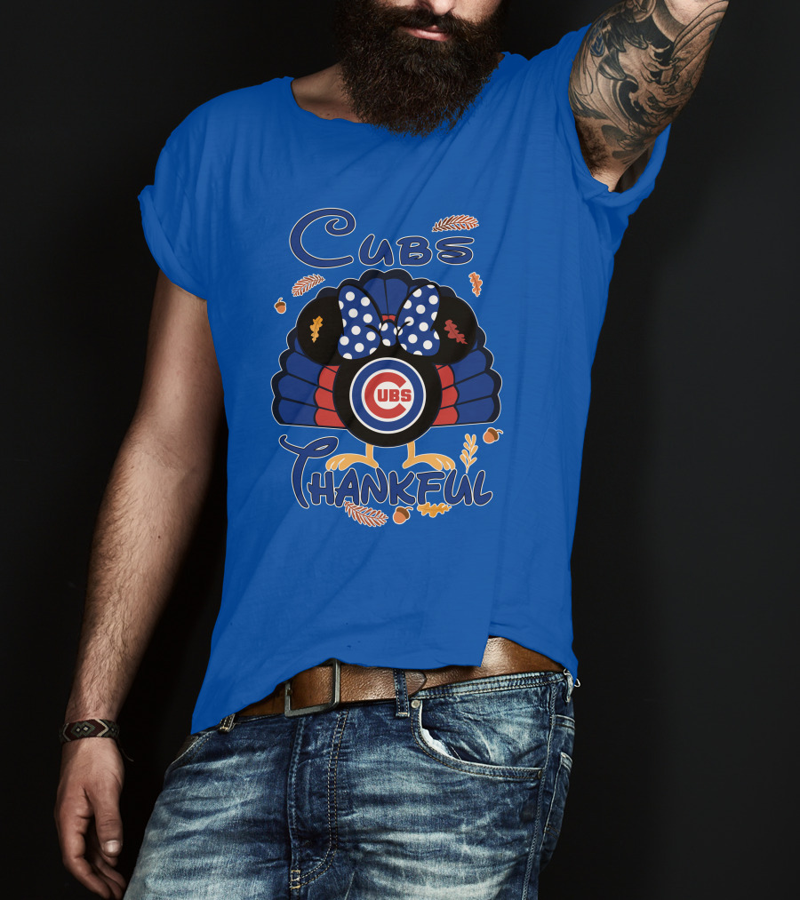 Cubs Thankful Minnie Thanksgiving T-Shirt