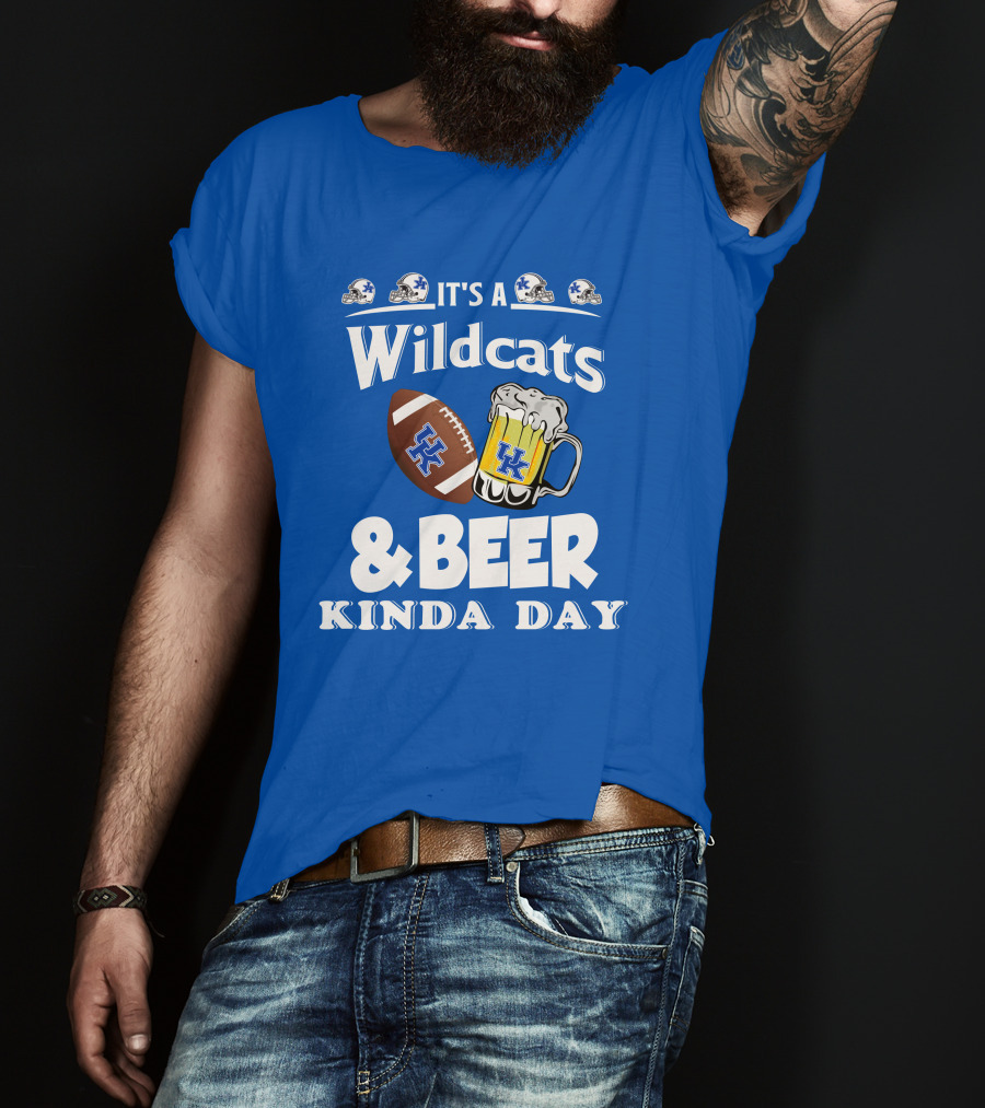 It's A Wildcats Football Beer Kinda Day T-Shirt