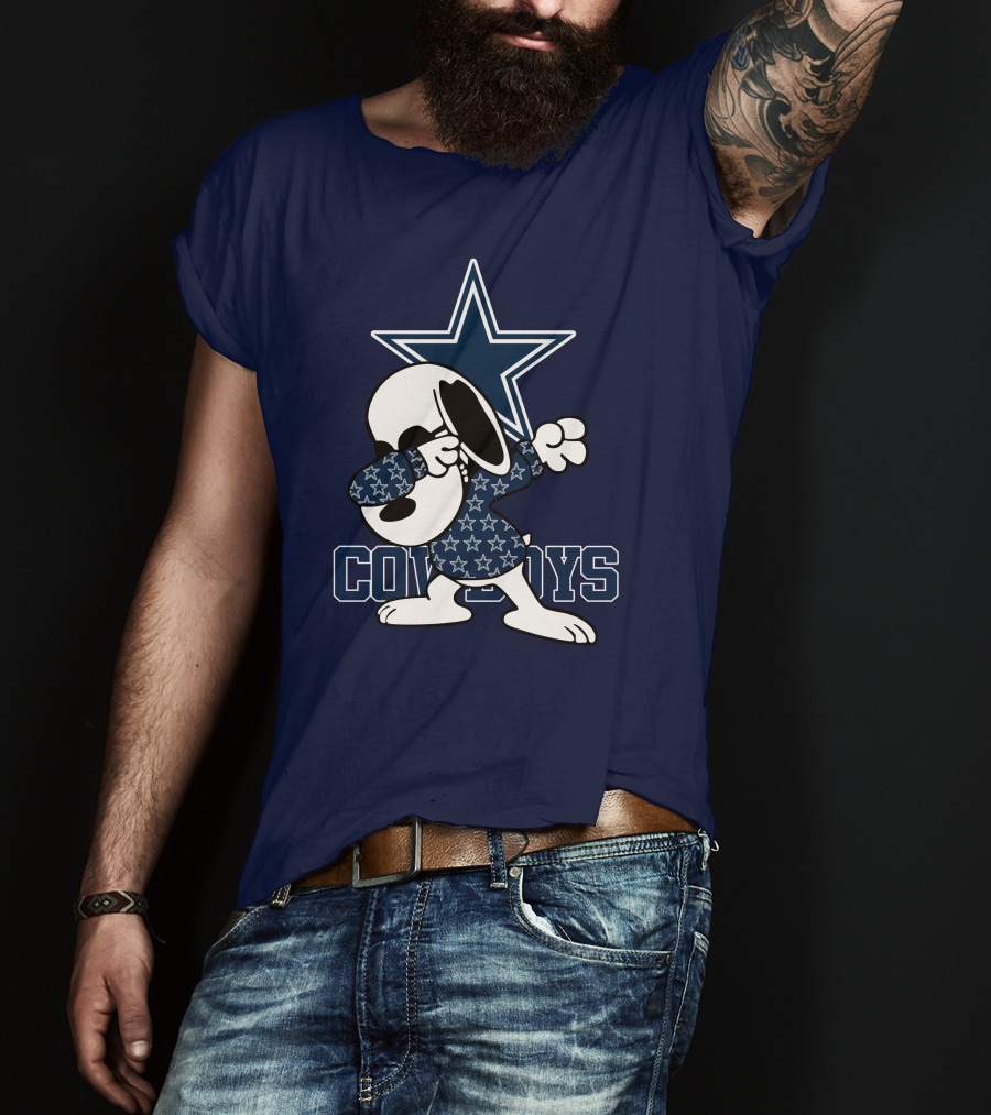Dallas Cowboys Snoopy Dabbing Star T-Shirt