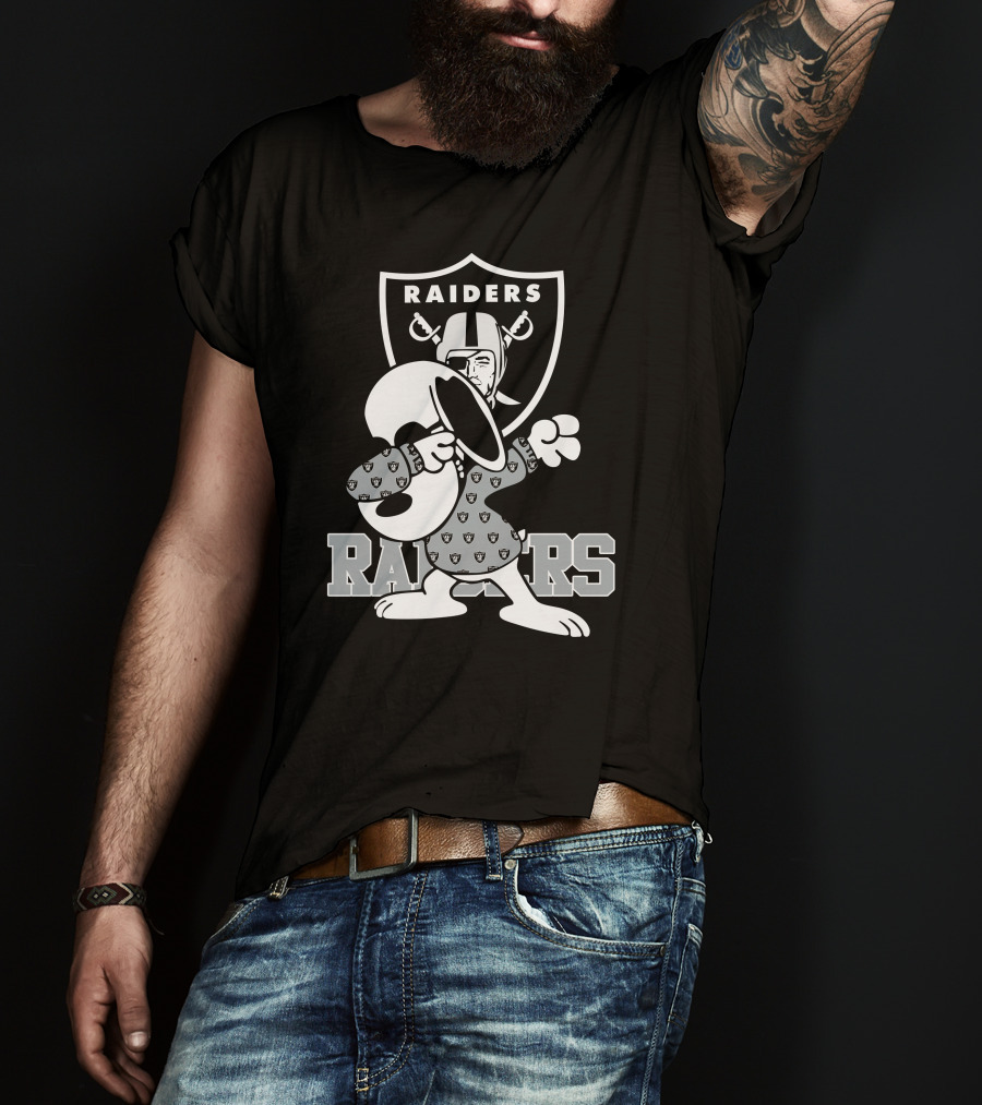 Las Vegas Raiders Snoopy Dabbing Raiders T-Shirt