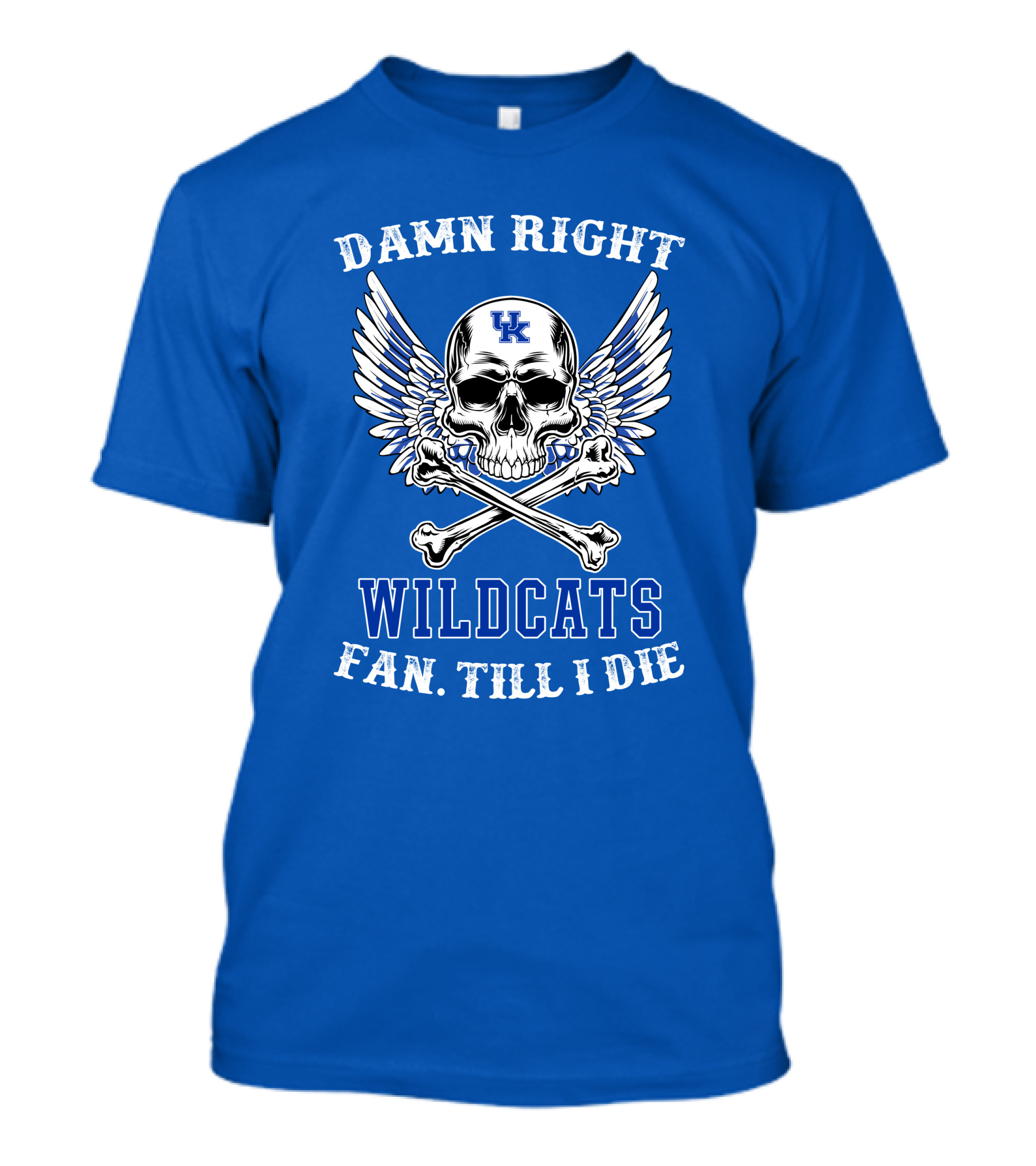 Damn Right Wildcats Fan Till I Die T-Shirt