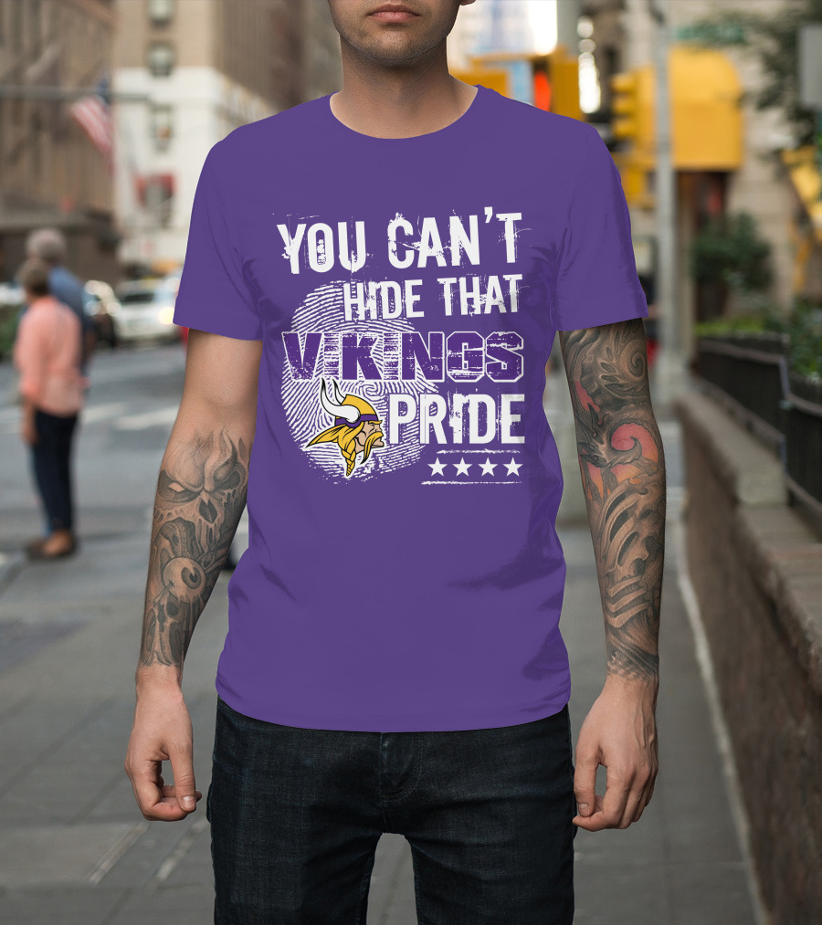 You Can't Hide That Vikings Pride With Iconic Minnesota T-Shirt