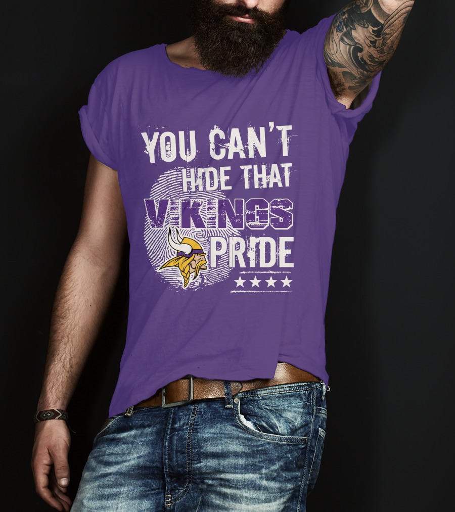 You Can't Hide That Vikings Pride With Iconic Minnesota T-Shirt