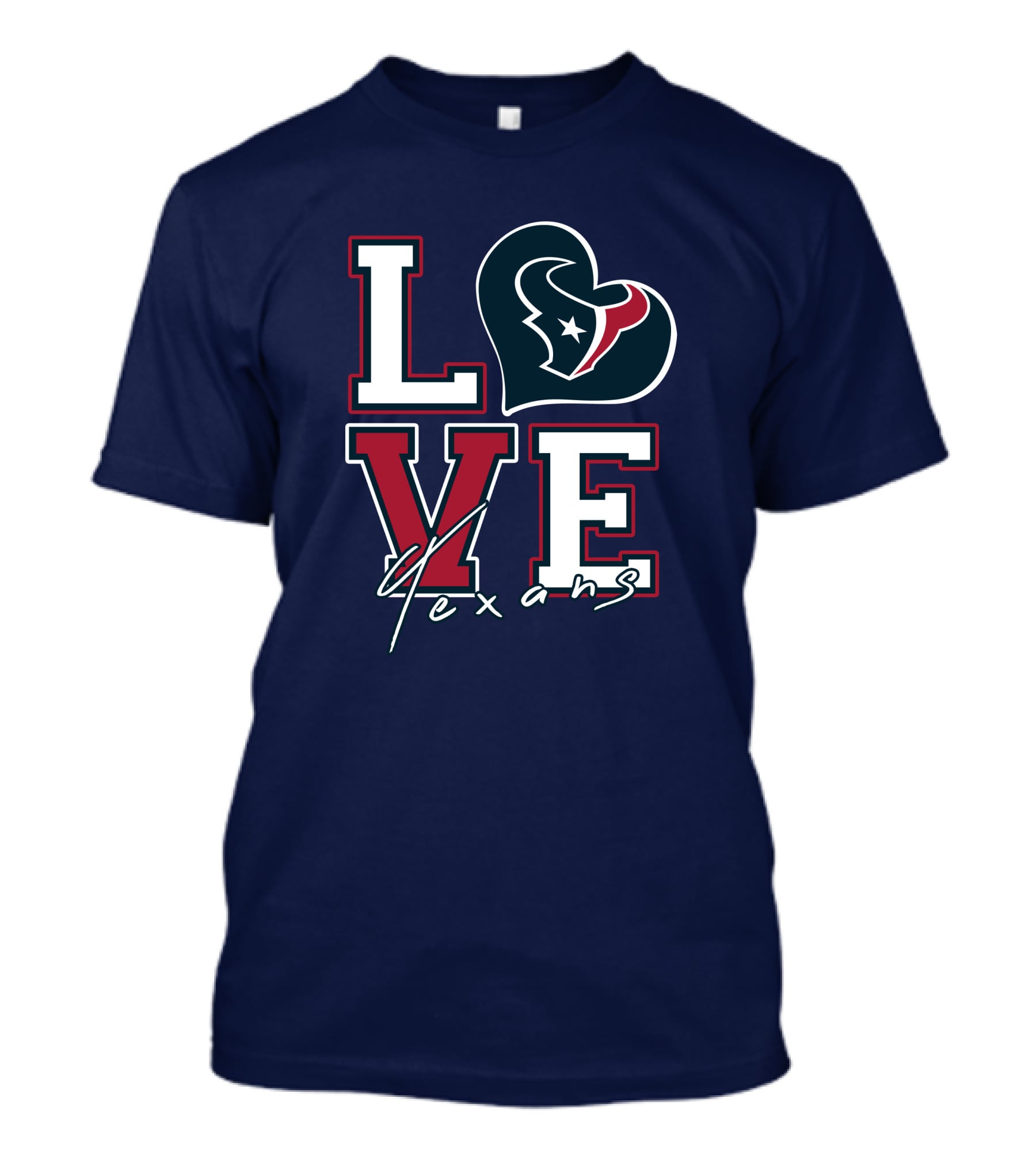 LOVE Houston Texans Logo NFL T-Shirt
