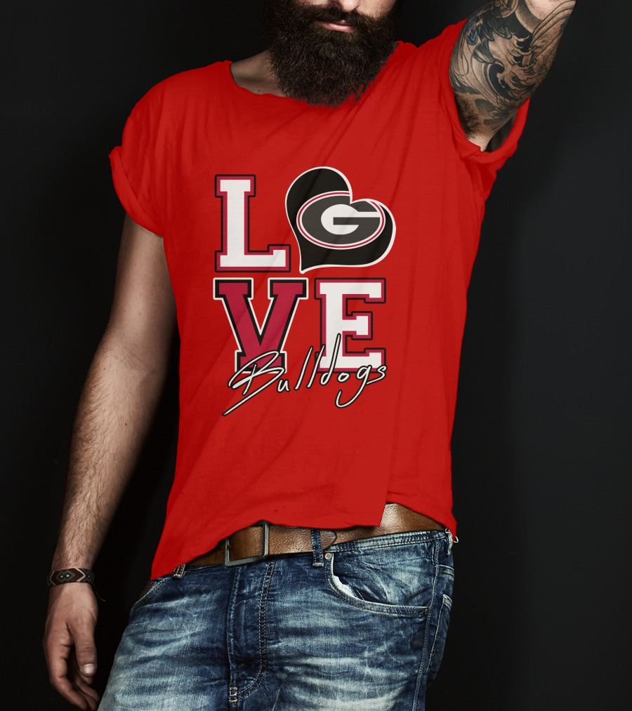 LOVE Georgia Bulldogs T-Shirt