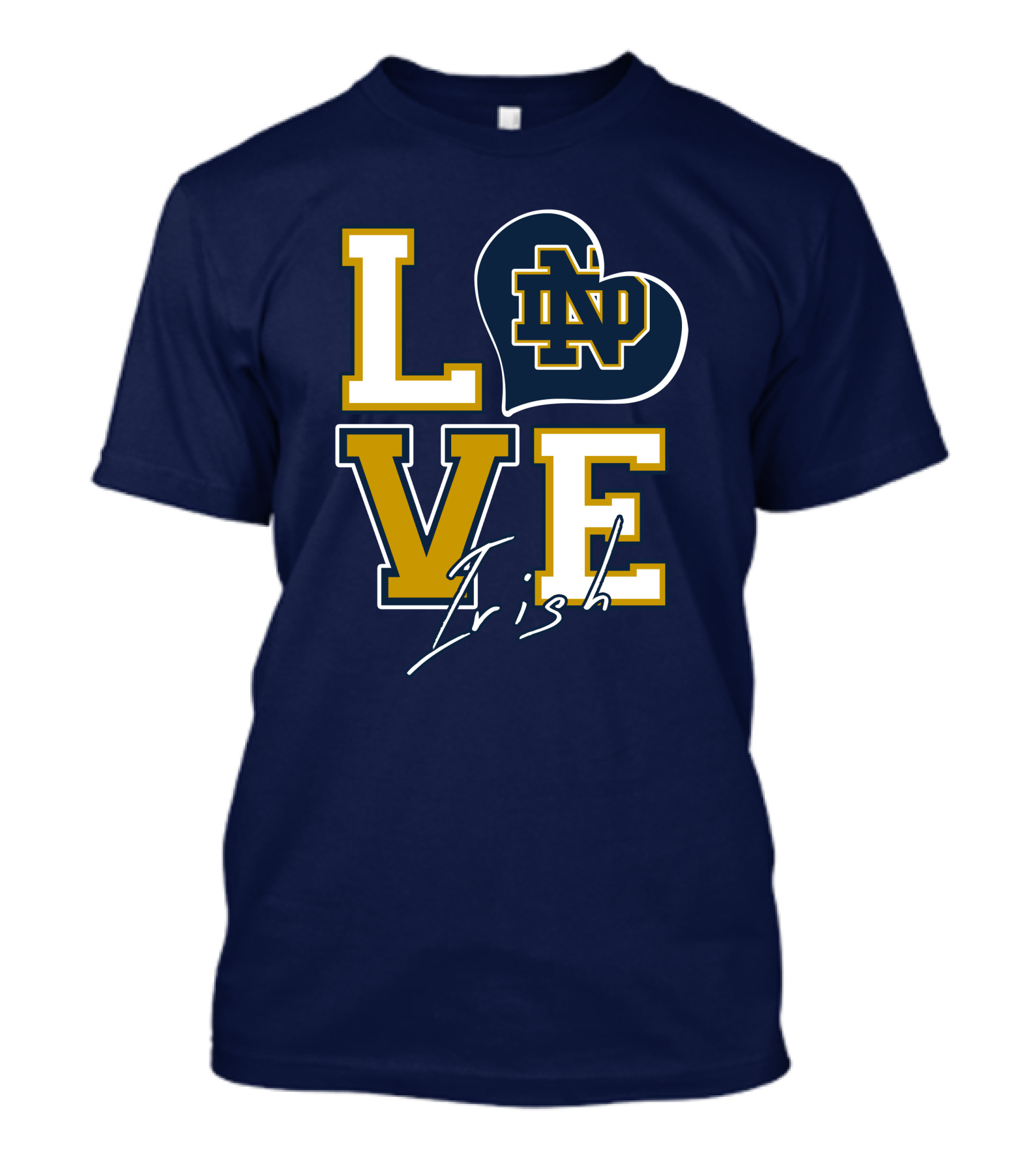 LOVE Notre Dame Irish ND T-Shirt