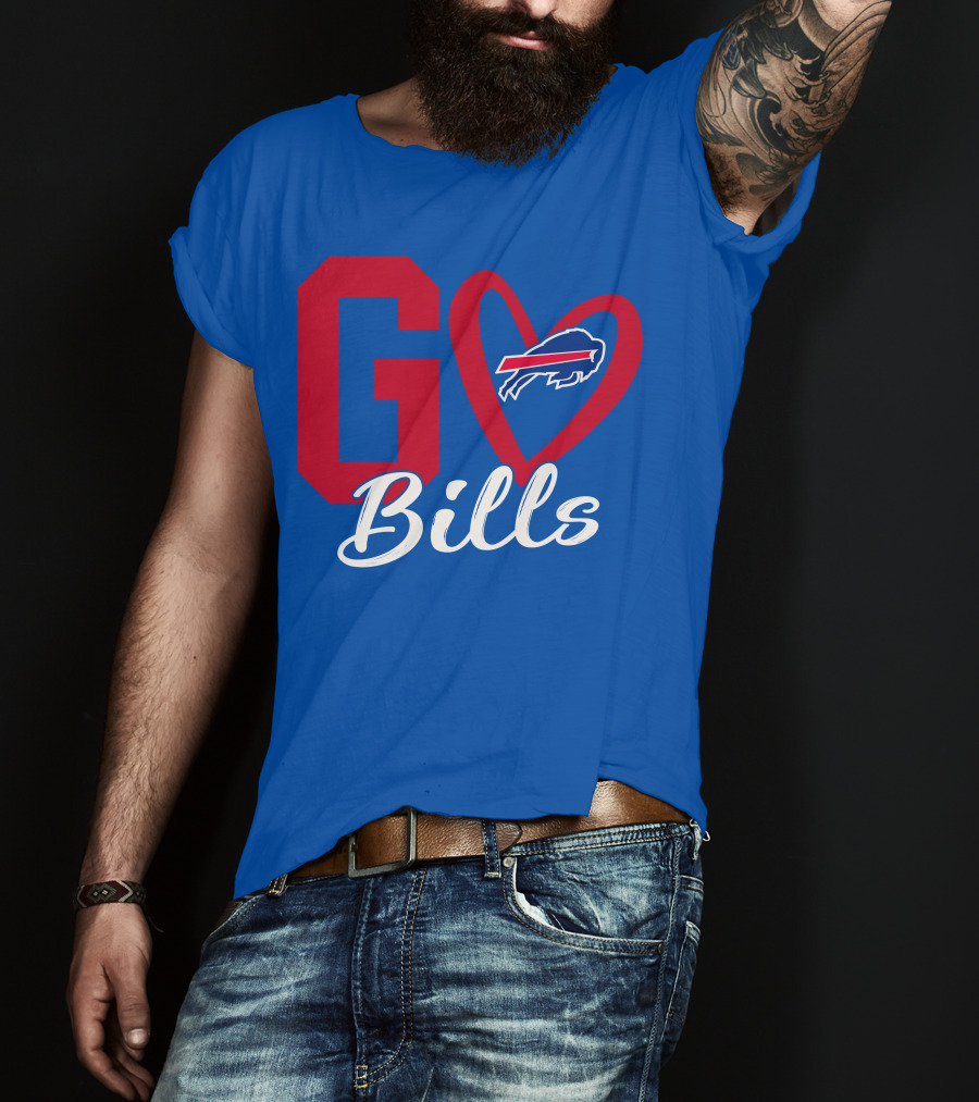 Go Bills Love Buffalo Bills T-Shirt
