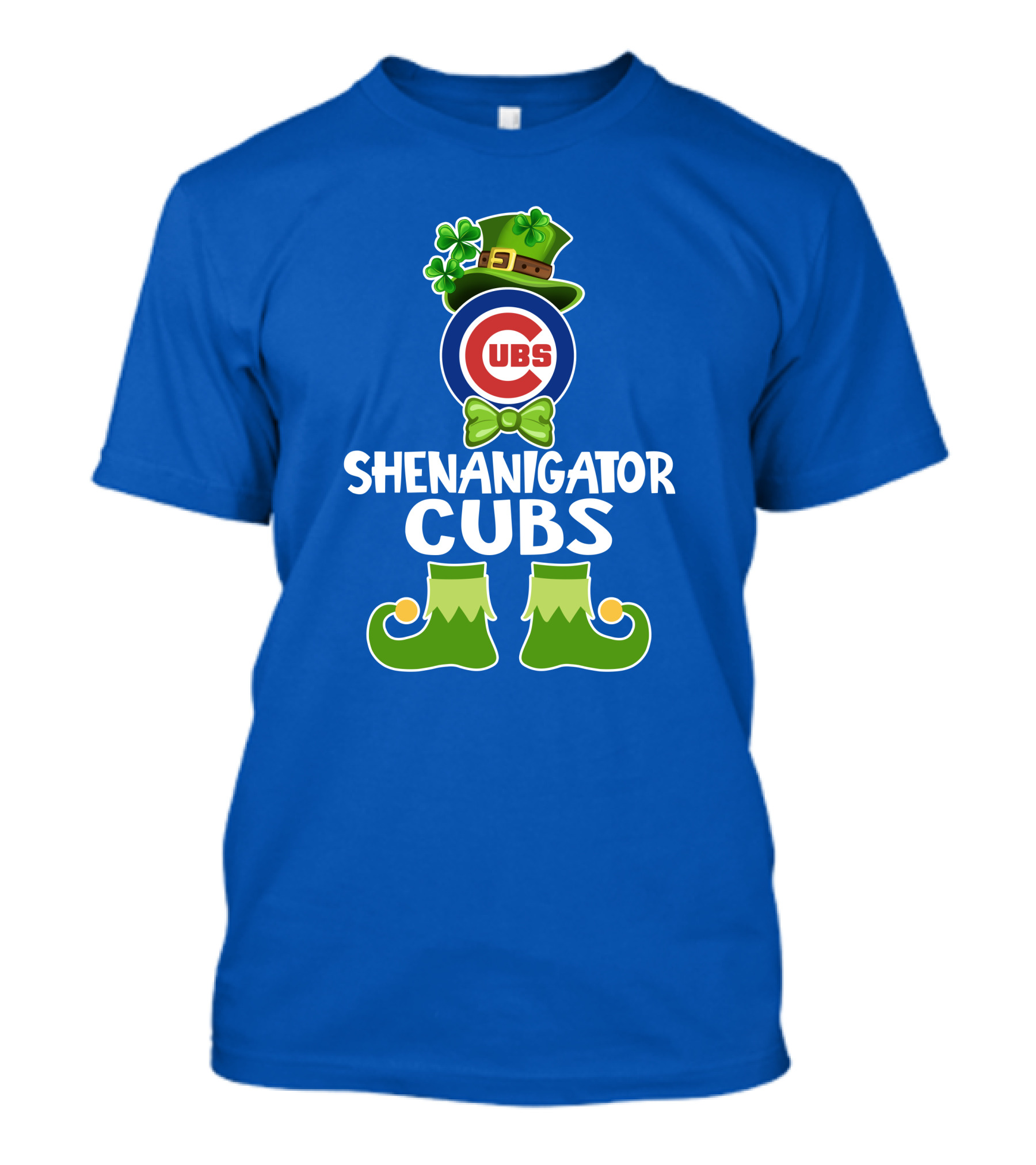 Shenanigator Leprechaun Chicago Cubs St. Patrick's Day Fun T-Shirt