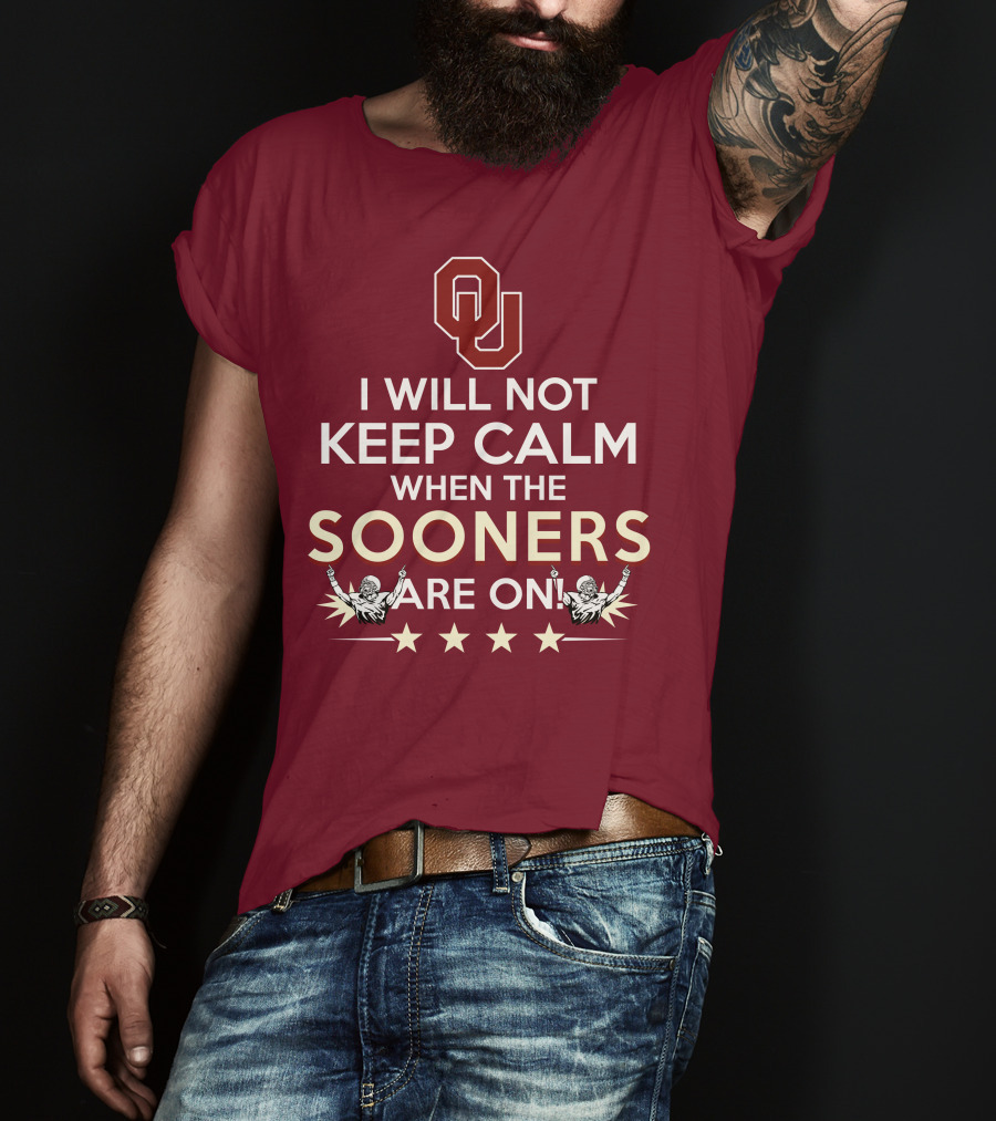 Ou Sooners Excitement Keep Calm Struggle T-Shirt