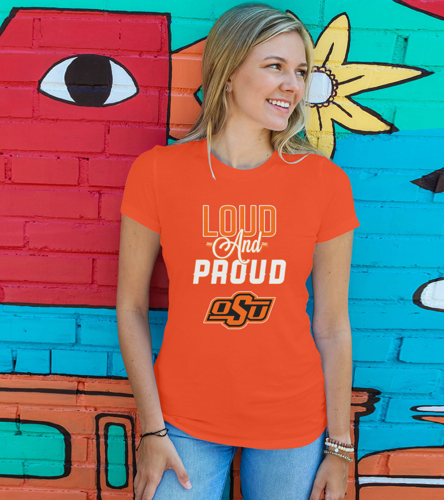 Loud And Proud OSU Oklahoma State Cowboys T-Shirt
