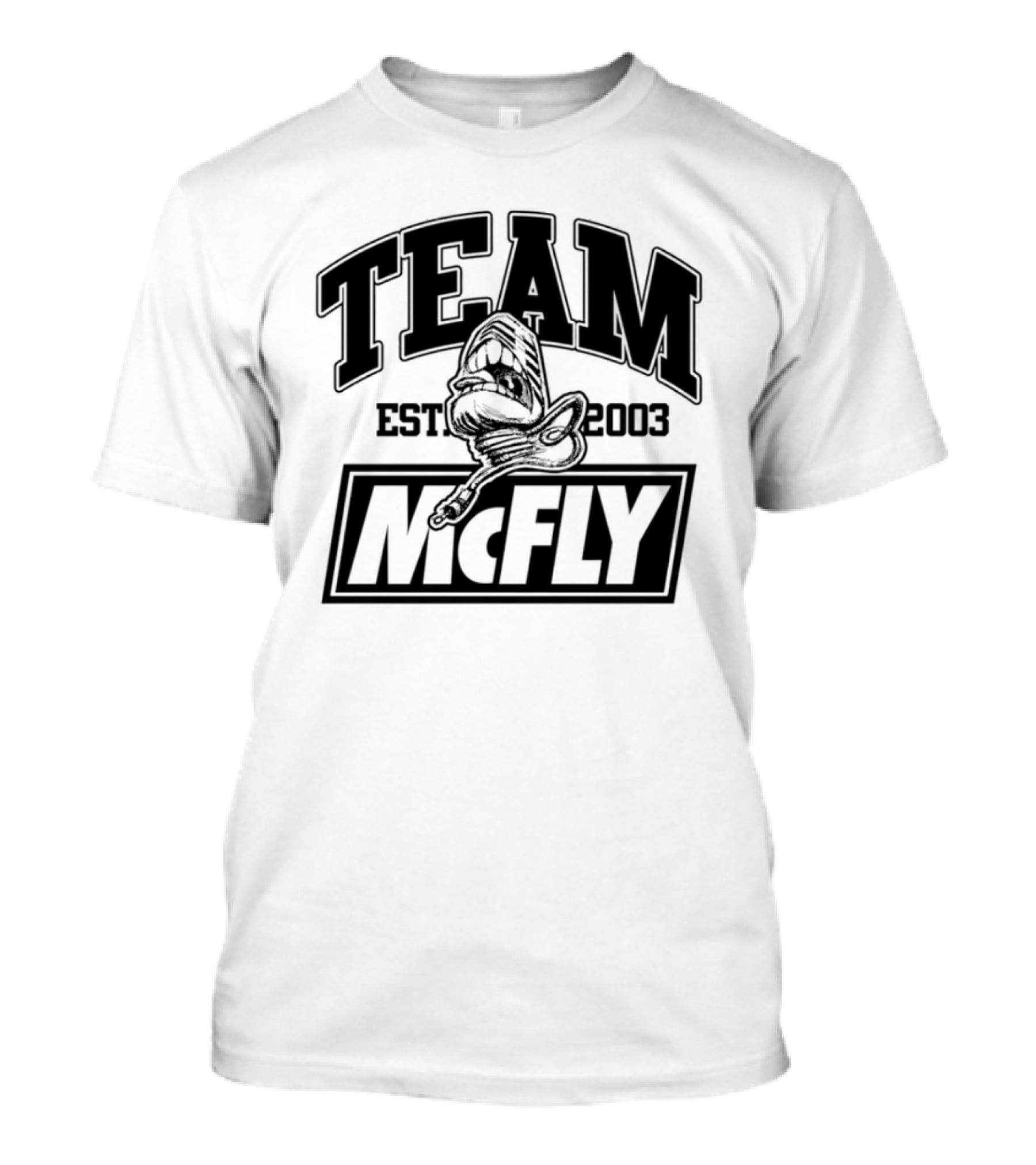 Team McFly Iconic Fist Bump Gesture T-Shirt