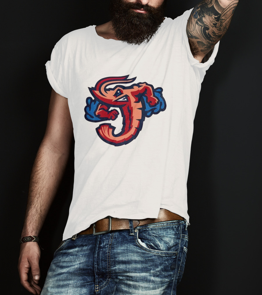 Jacksonville Jumbo Shrimp J Logo 2025 International League Champions MLB T-Shirt