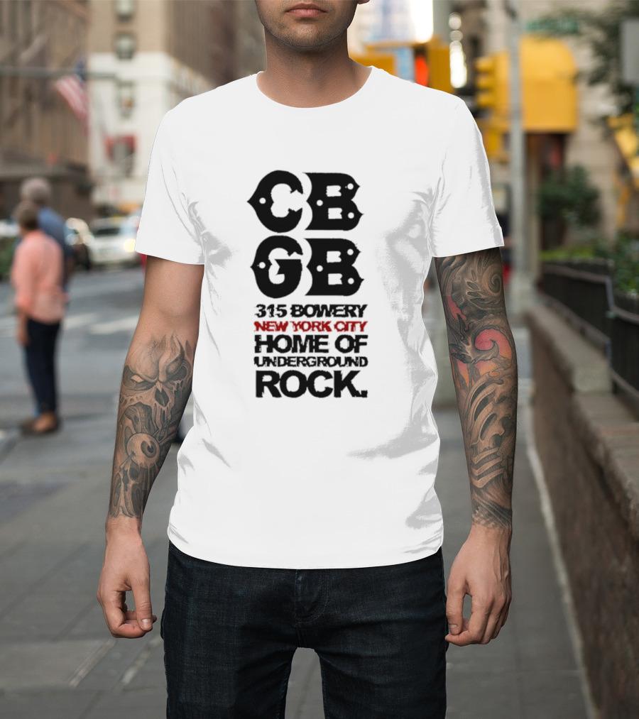 CBGB Festival 1973 New York City 315 Bowery Underground Rock T-Shirt