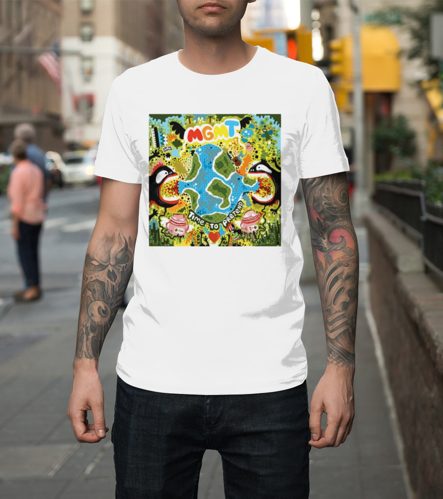 MGMT Time To Pretend EP Colorful Nature Fantasy Album Art T-Shirt