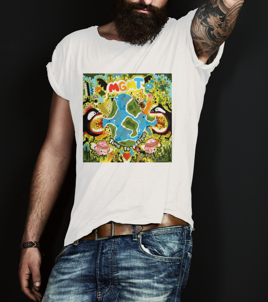 MGMT Time To Pretend EP Colorful Nature Fantasy Album Art T-Shirt