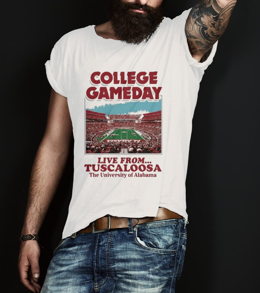 College GameDay Live From Tuscaloosa The University Of Alabama T-Shirt