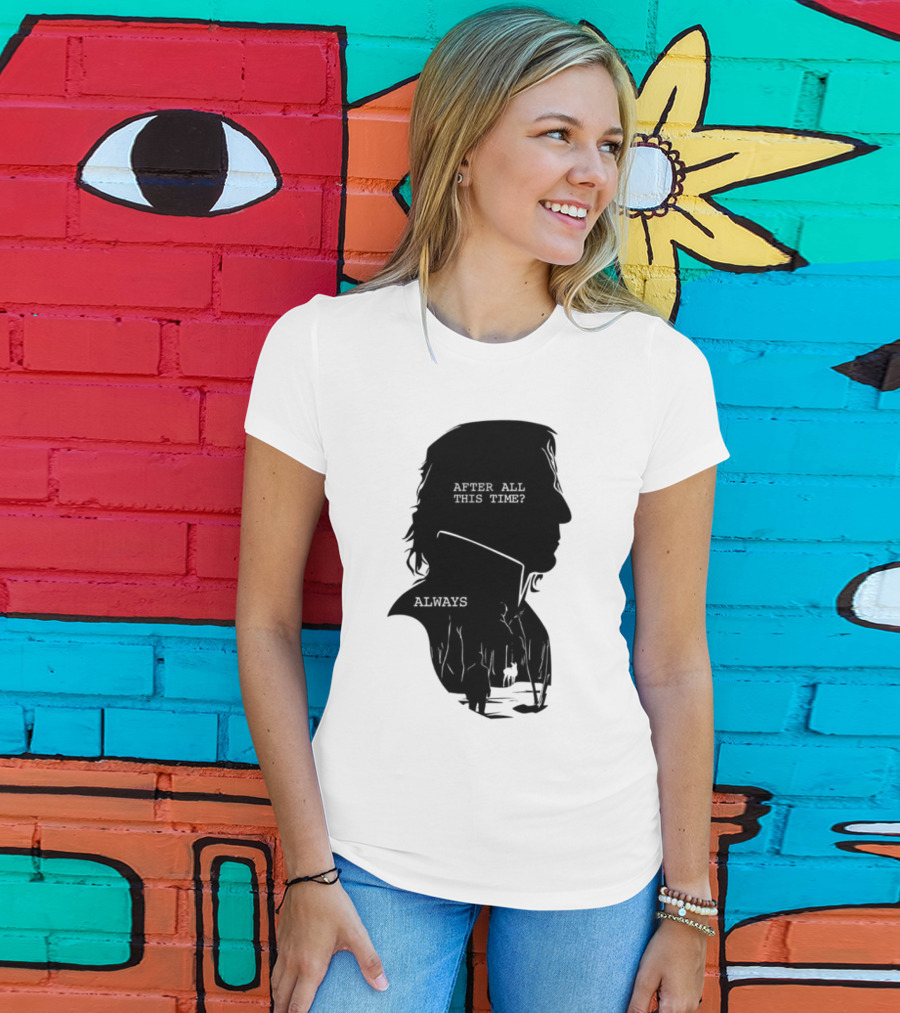 Alan Rickman Always After All This Time Silhouette T-Shirt