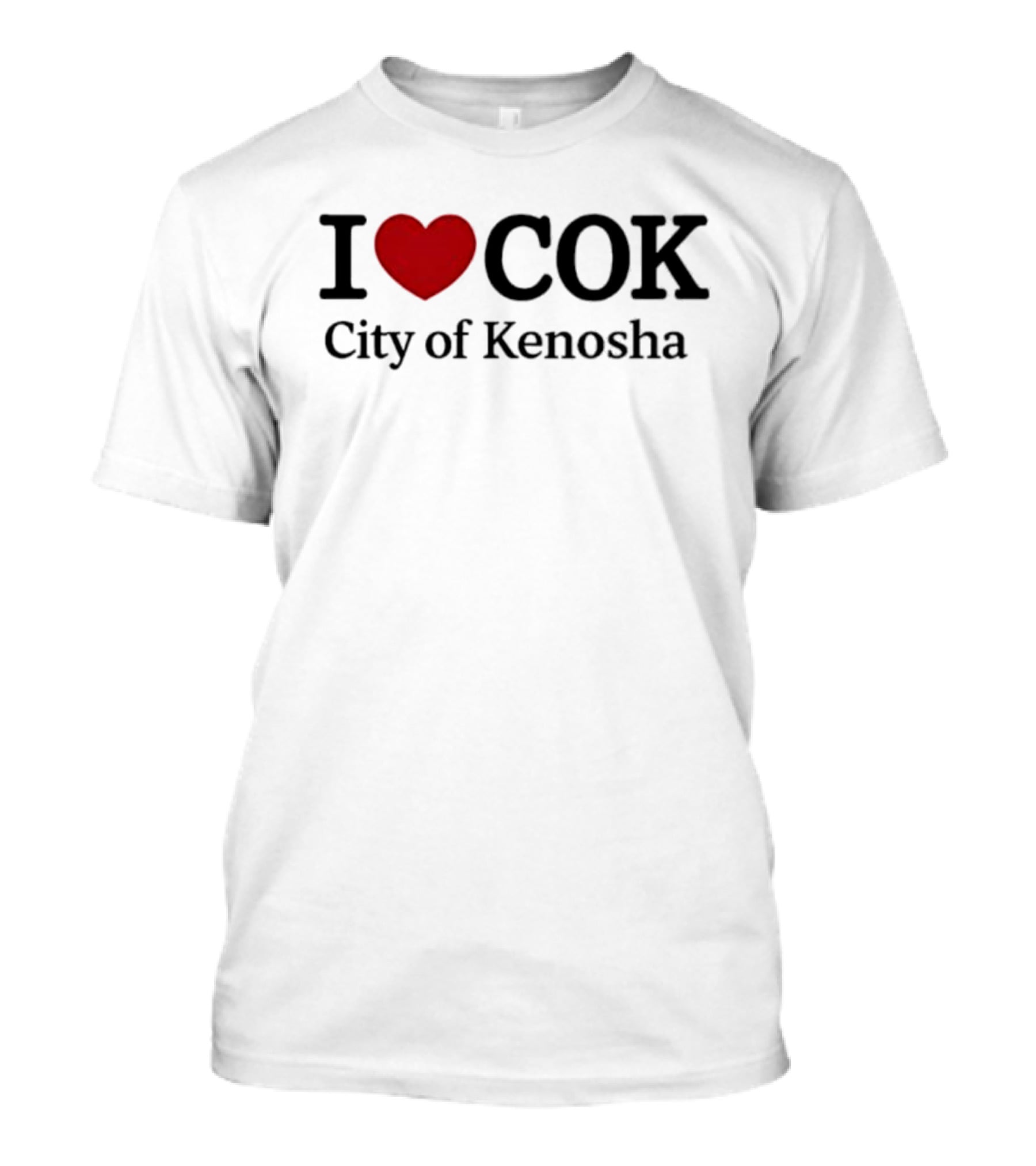 I Love COK Heart City Of Kenosha T-Shirt